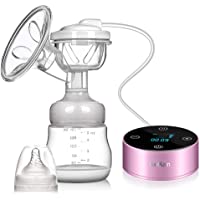 Los mejores  - Sacaleches Eléctrico- Extractor de leche eléctrico materna Pantalla táctil portátil recargable Smart LCD con 3 modos 9…